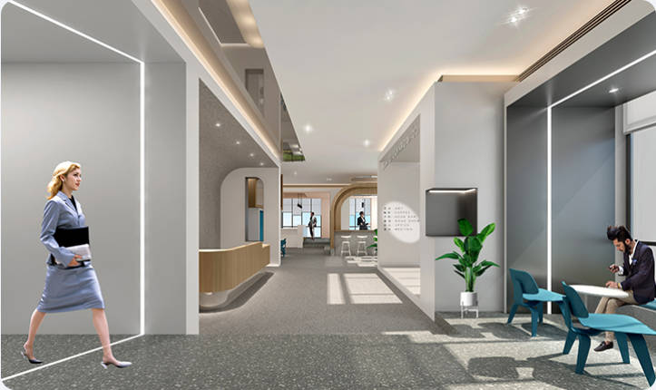 公装设计餐饮办公空间休闲娱乐商业空间效果图施工图